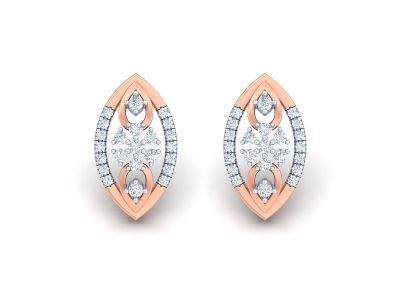 Marquise Shape Lab Diamond Earring