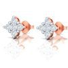 Star Shape Lab Diamond Earring