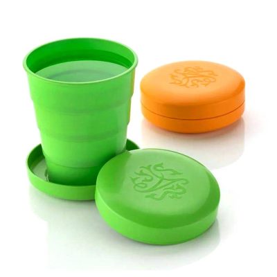 TLBS PORTABLE UNBREAKABLE MAGIC CUP / FOLDING / POCKET GLASS FOR TRAVELLING