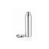 TLBS Stainless Steel Water Bottle, 900ml, with Lid, Silver