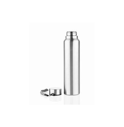 TLBS Stainless Steel Water Bottle, 900ml, with Lid, Silver