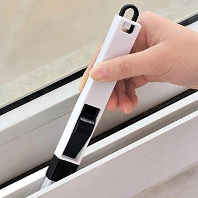 TLBS 2 in 1 Multi Function Plastic Window Slot Keyboard Wardrobe Dust Removal Cleaning Brush