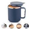 TLBS Coffee Mug with Lid Insulated Stainless Steel for Tea Milk Mug Inner Stylist Double Wall Cup for Home Office Restaurant Use