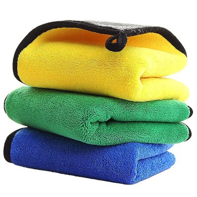 TLBS Microfiber Cloth for Car and Bike Cleaning | 40x30 cm | 600 GSM | Multipurpose Kitchen and Car Accessories | Ultra Absorbent Polishing and Detailing Cloth