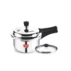 CRYSTAL TRI-PRO TRIPLY PRESSURE COOKER O/L 2 LTR WITH GLASS LID