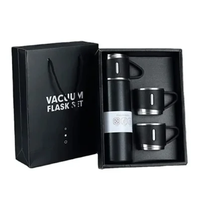 Stainless Steel Vacuum Flask Set
